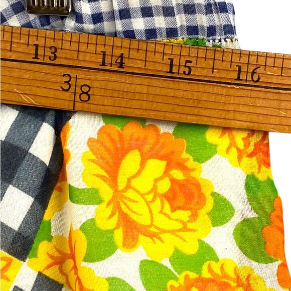 VTG Patchwork Maxi Skirt M Boho Hippie Lace Cottagecore Modest Floral Festival - Picture 6 of 12